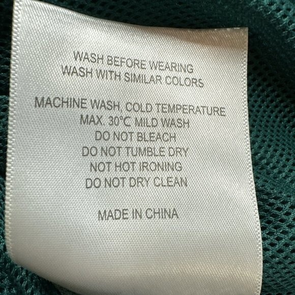 Zyia Active Hoodie Jacket Teal Green Leopard Print Windbreaker Full Zip Size M - Picture 13 of 15